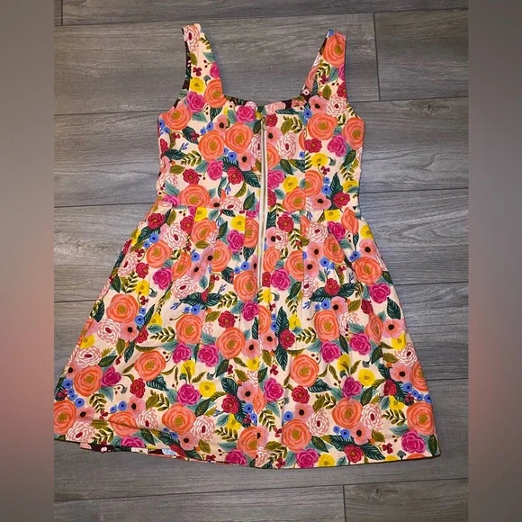 EUC Like New OOAK Reversible Handmade Vintage Style Retro Floral Colorful Dress - Picture 2 of 11
